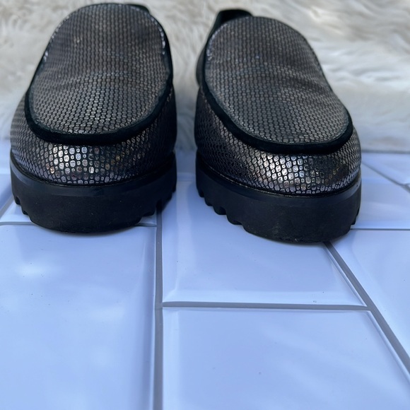 Donald J Pliner ELEN Metallic Platform Loafers Sz: 9.5M - Picture 5 of 16